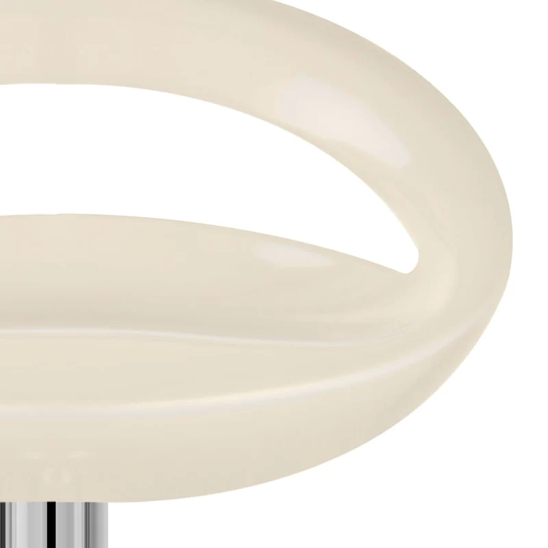 Chaise de Bar ABS Chrome - Crescent Crème