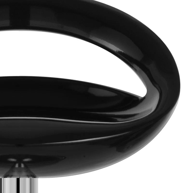 Chaise de Bar ABS Chrome - Crescent Noir