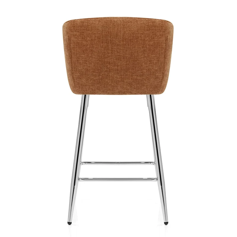 Tabouret de bar Tissu - Coast Marron