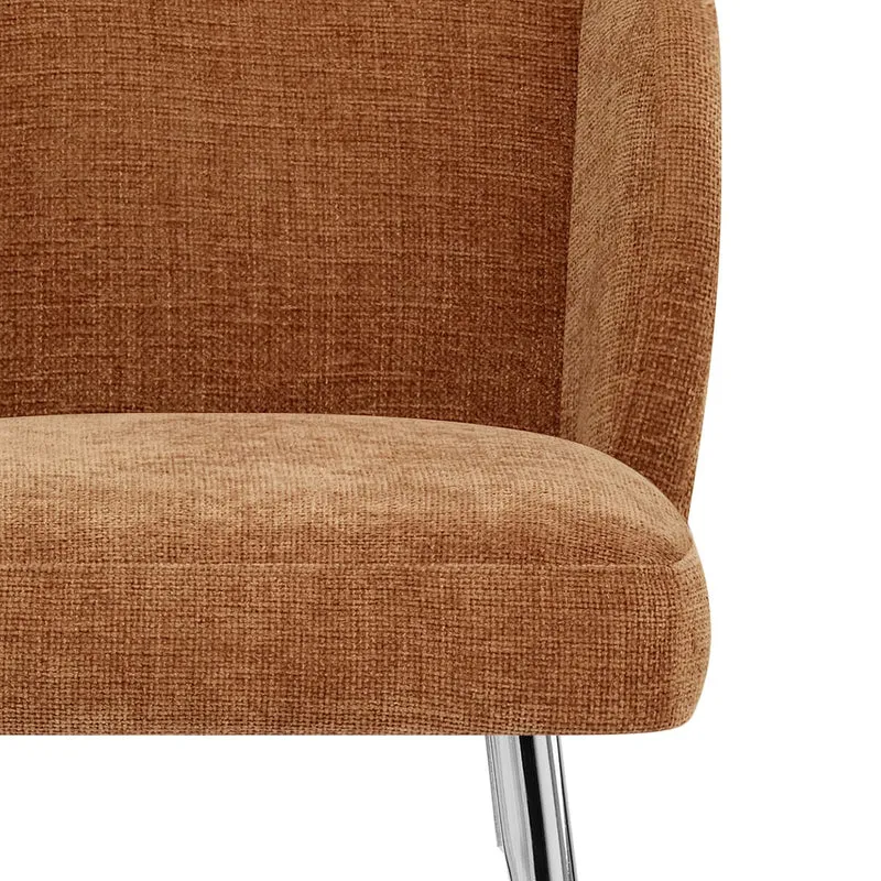 Tabouret de bar Tissu - Coast Marron