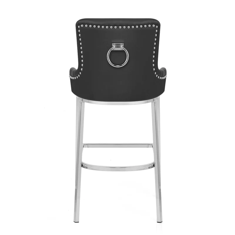Chaise de Bar Faux Cuir - Bliss Noir
