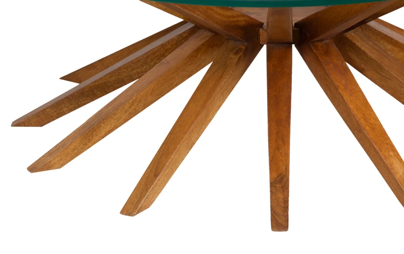 Table basse ronde 102, plateau verre | Karta