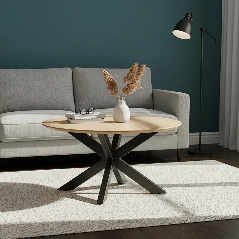 Table basse ronde 90 cm | Acacia Bunting