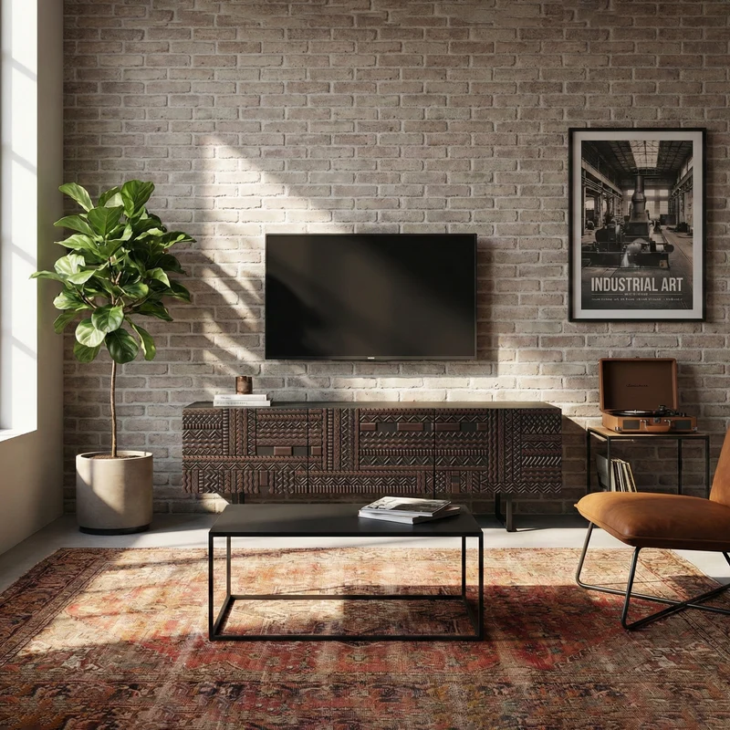 Meuble TV 3 Portes 160 CM | Havana