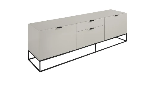 Meuble TV en bois gris perle Angel Cerda