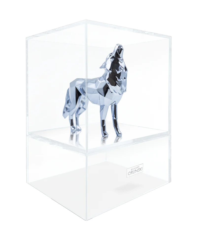 Sculpture Loup Richard ORLINSKI + Vitrine
