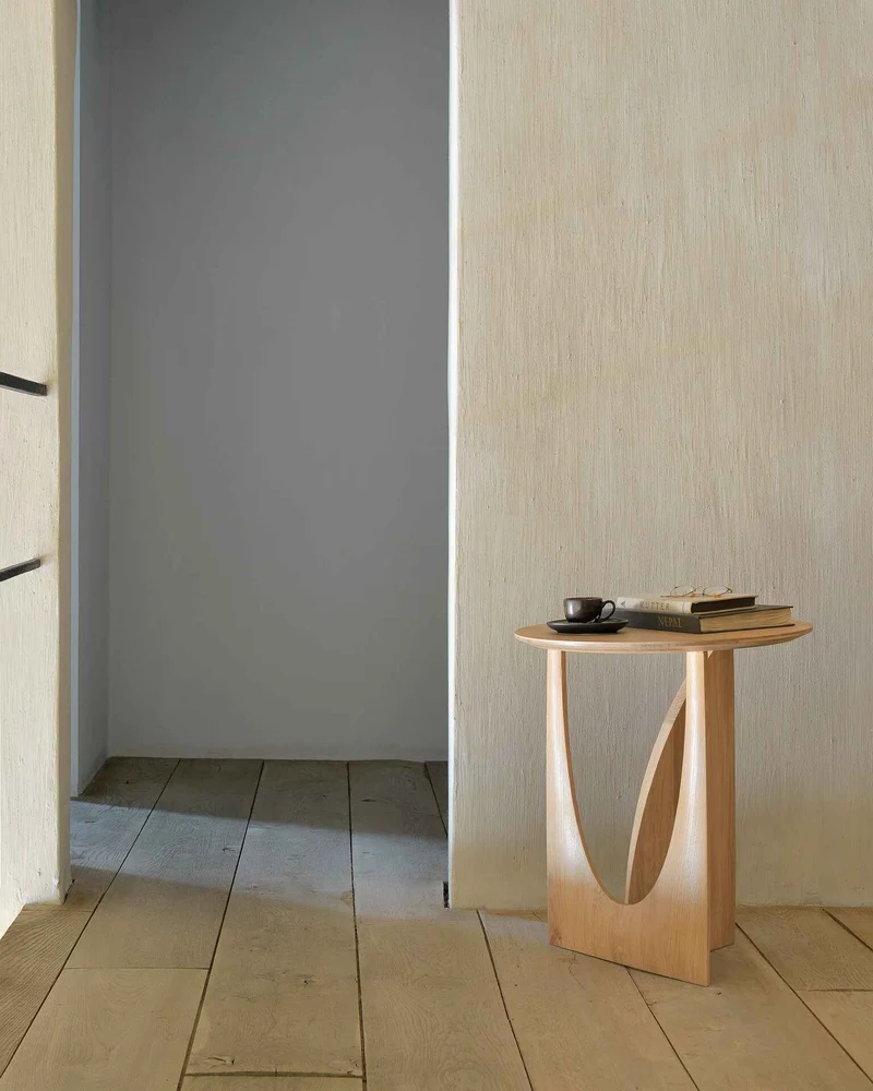 Ethnicraft Table d'appoint - Geometric chêne