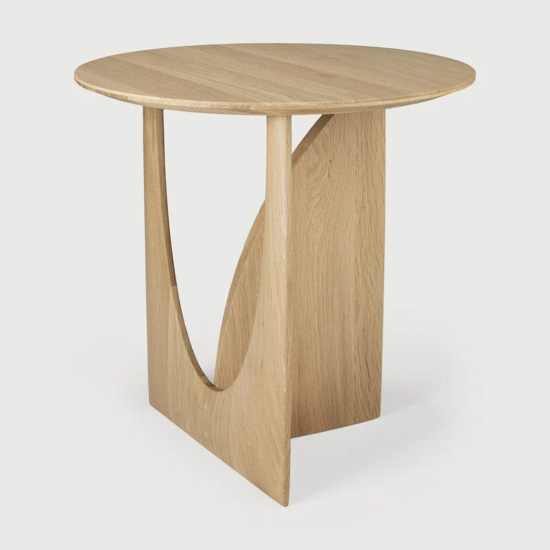 Ethnicraft Table d'appoint - Geometric chêne