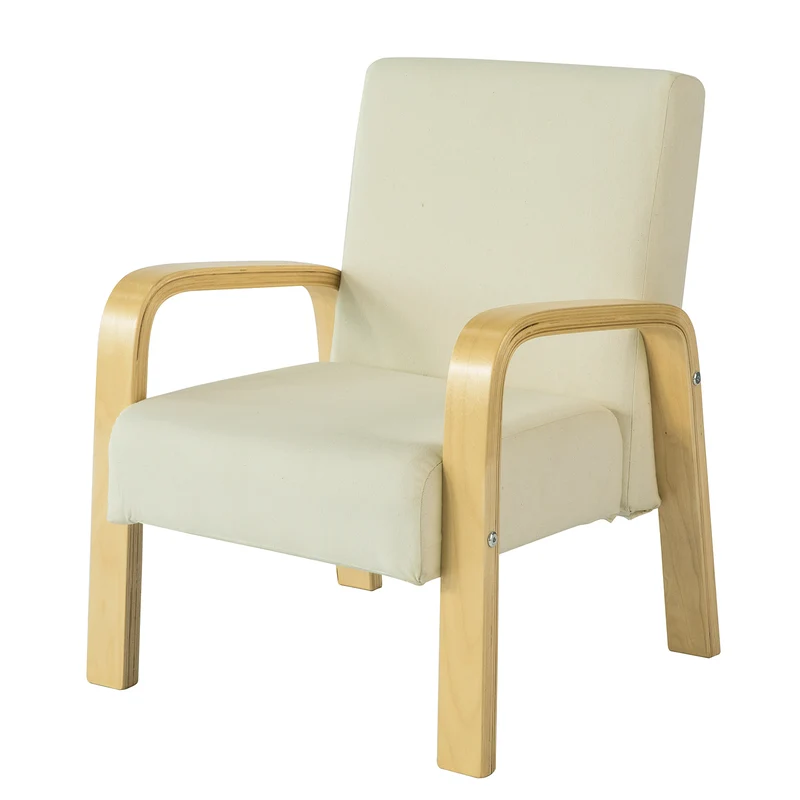 SoBuy KMB20-W Fauteuil Enfant avec accoudoirs Relaxant canapé Chaise Confortable