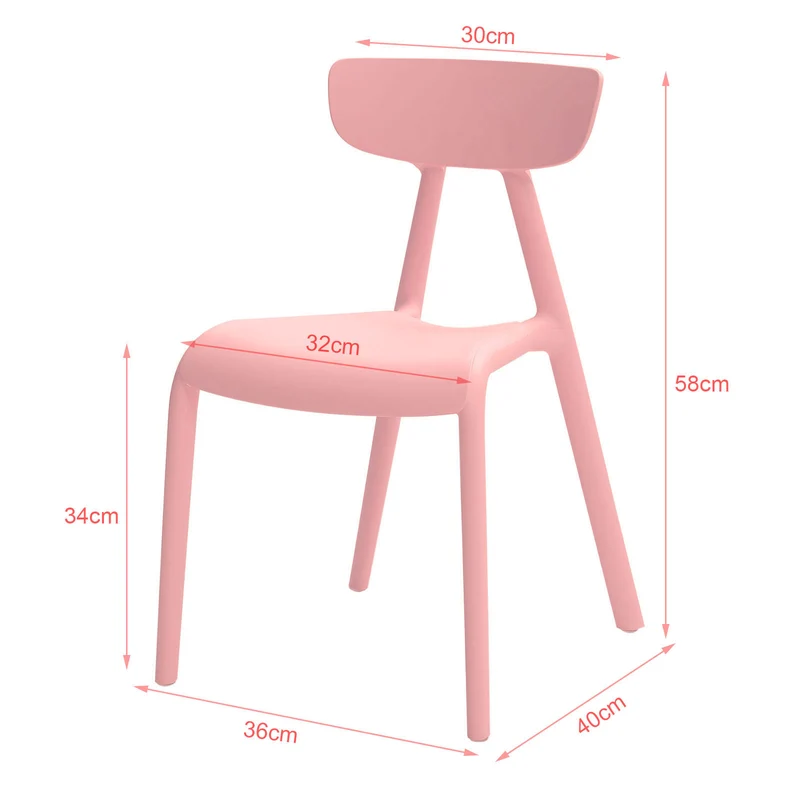 SoBuy KMB15-Px2 Lot de 2 Chaise Enfant Design Chaise pour Enfants