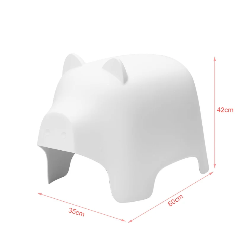 SoBuy KMB14-W Tabouret Enfant Design Pouf pour Enfant Tabouret de Siège Chaise pour Enfants