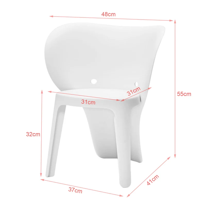 SoBuy KMB12-Wx2 Lot de 2 Chaise Enfant Design Chaise pour Enfants