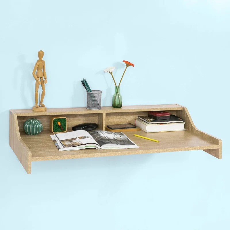 SoBuy FWT47-N Table murale Table de cuisine Bureau informatique