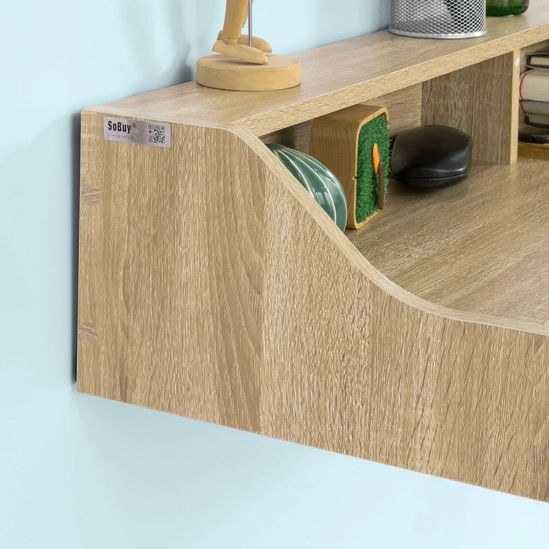 SoBuy FWT47-N Table murale Table de cuisine Bureau informatique