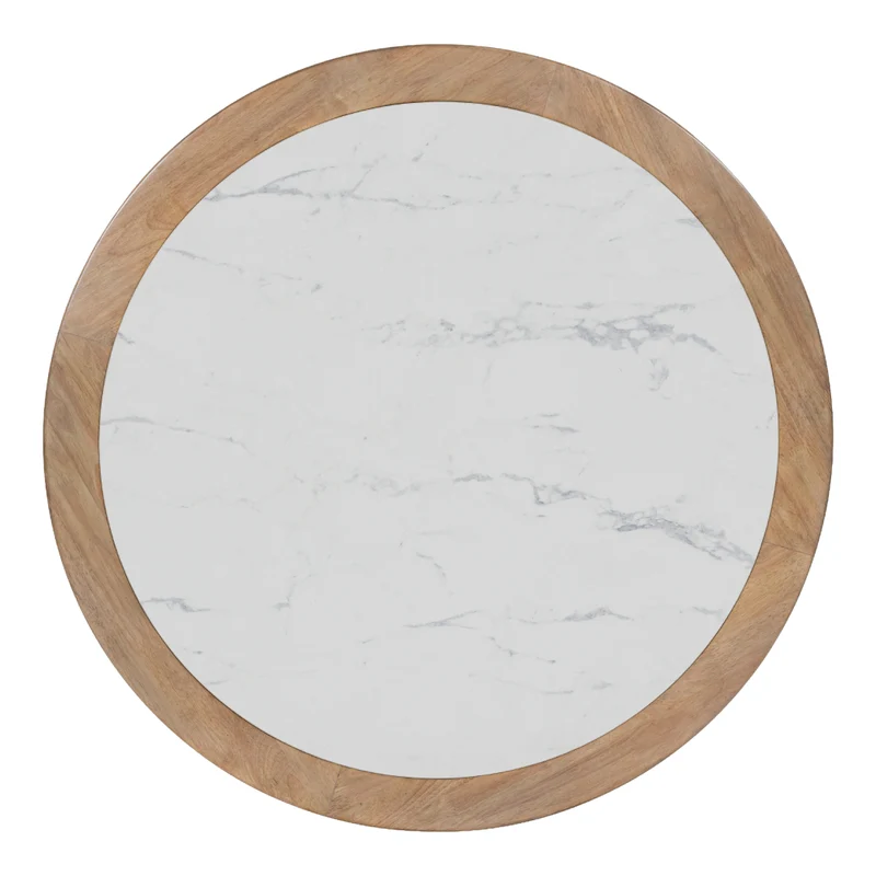 Table basse en mélamine/bois brun clair - Camdill