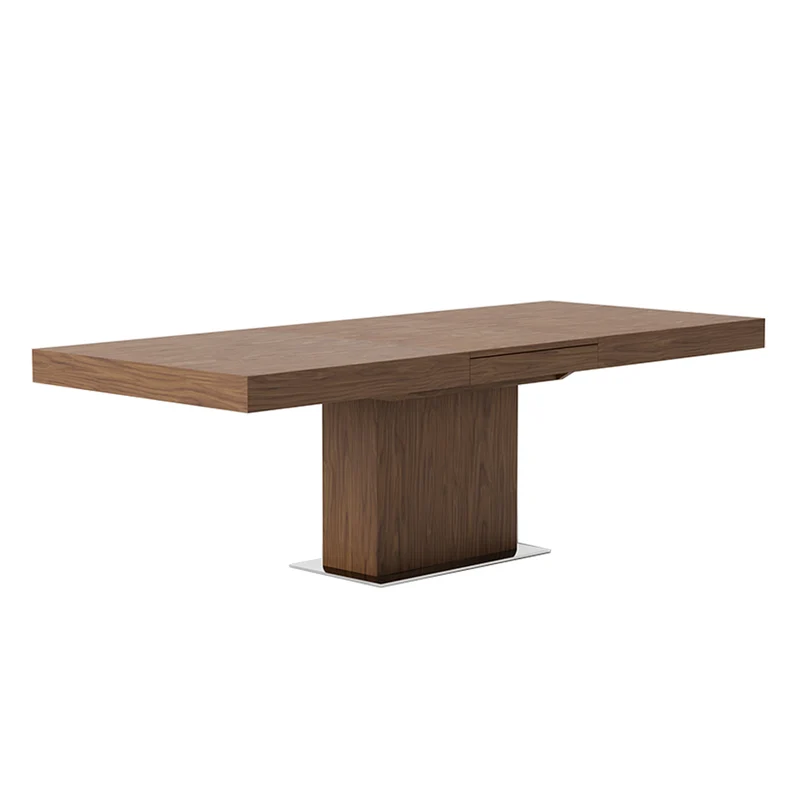 Table à manger design 1015 Angel Cerda "Nogal"