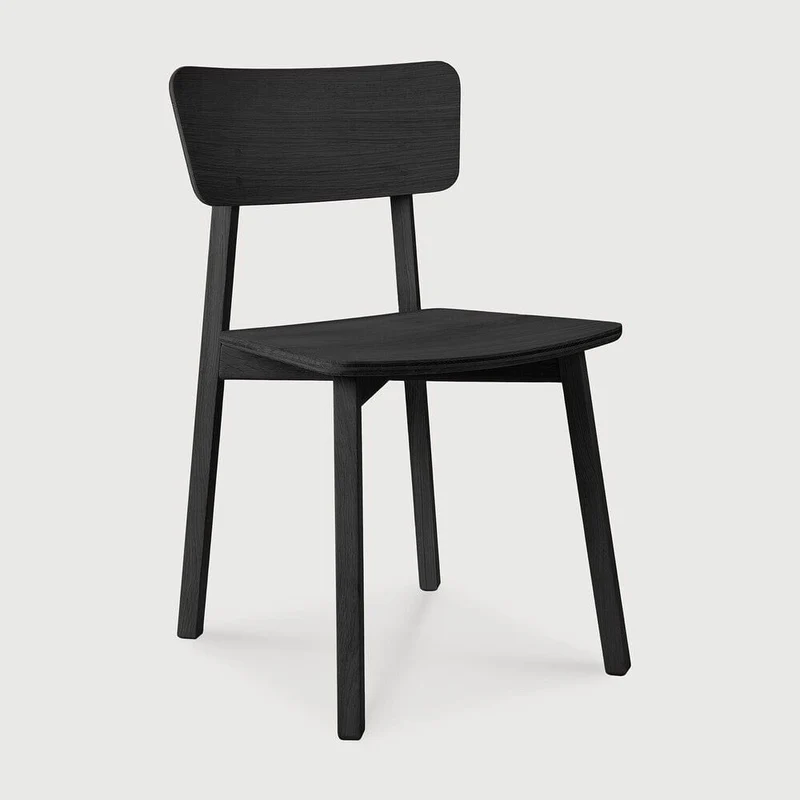 Chaise Ethnicraft - Casale (Noir)