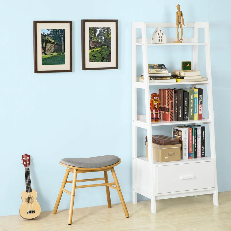 SoBuy FST56-DG Tabouret Pouf Rembourré Tabouret de Coiffeuse Tabouret de Maquillage