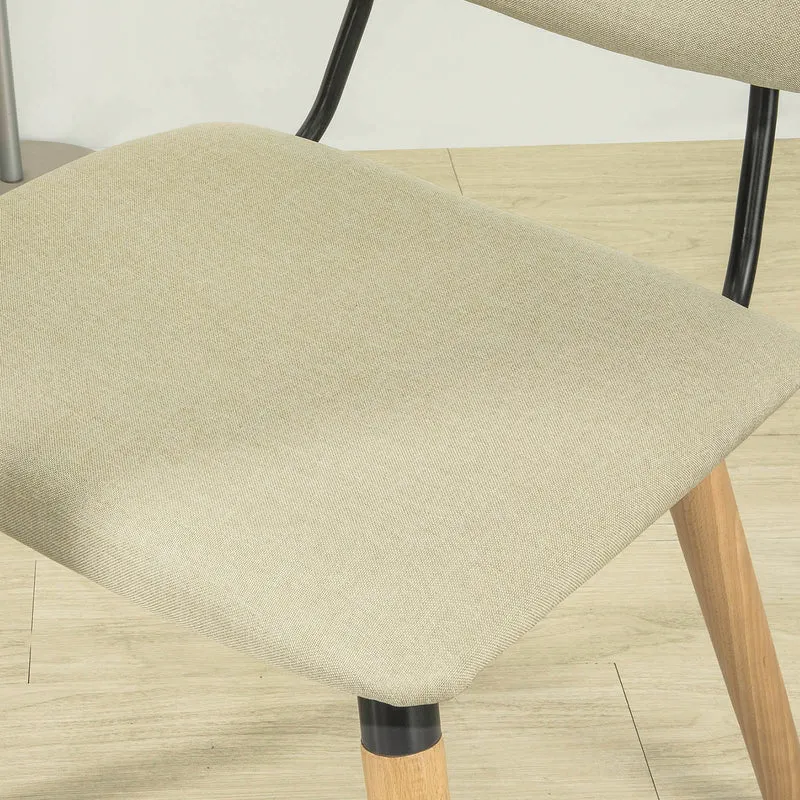 SoBuy FST54-MI Cuisine Chaise de Bureau à Manger avec Dossier de Siège Rembourré