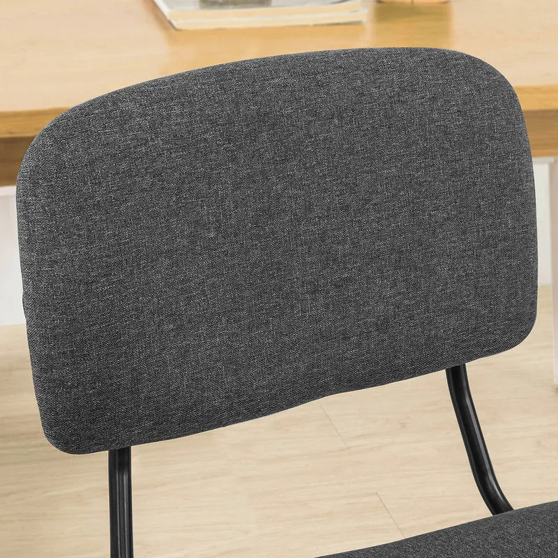 SoBuy FST54-DG Cuisine Chaise de Bureau à Manger avec Dossier de Siège Rembourré