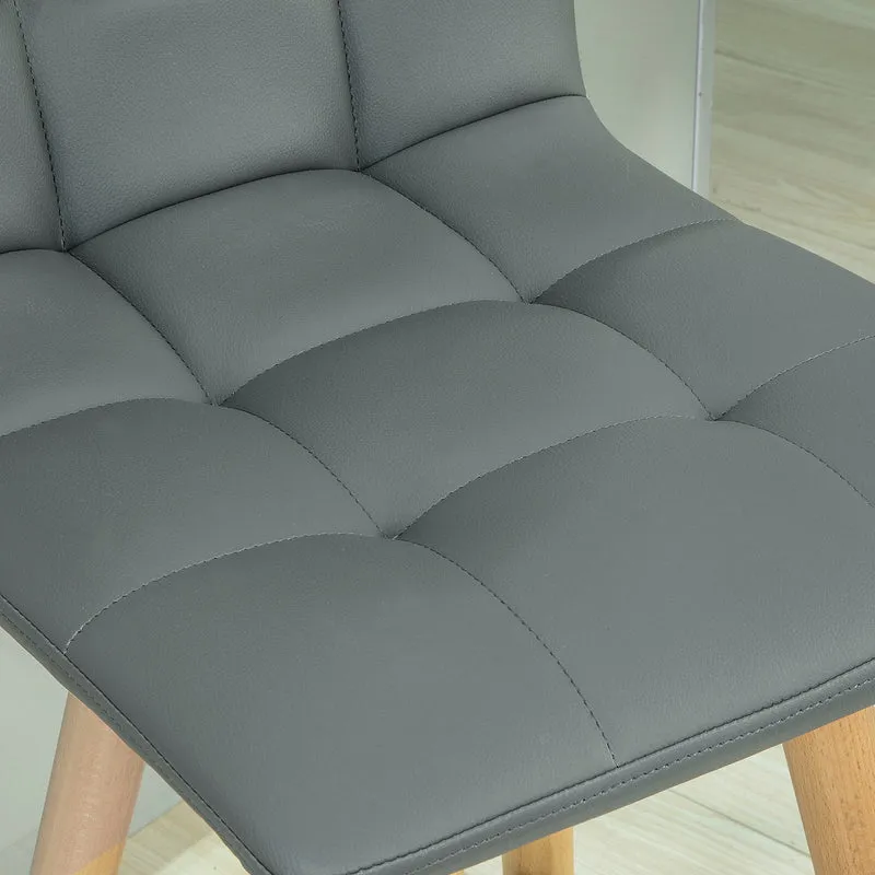 SoBuy FST50-HGX2 Lot de 2 Tabourets de Bar Cuisine Dossier Repose-Pieds Haute qualité
