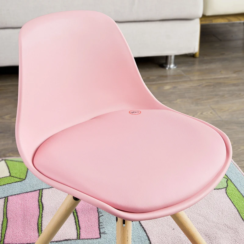 SoBuy FST46-P Chaise Enfant Fauteuil Confortable en Bouleau pour enfant avec assise rembourrée