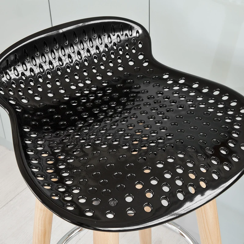 SoBuy FST35-SCH Tabouret de bar cuisine avec repose-pieds haute qualité