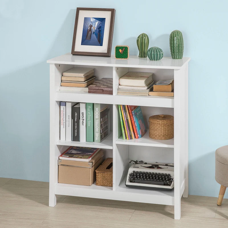SoBuy FSB15-W Buffet Armoire Meuble de Rangement Étagères