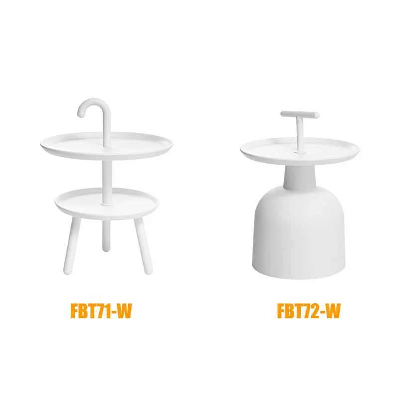 SoBuy FBT72-W Table d’Appoint Design Guéridon Table Basse Table à Café de Haute Qualité