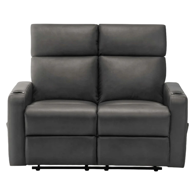 Causeuse inclinable en tissu ou aspect cuir