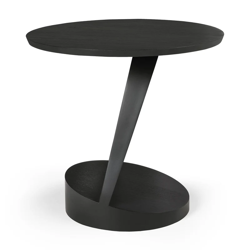 Table d'appoint Ethnicraft - Oblic teak noir