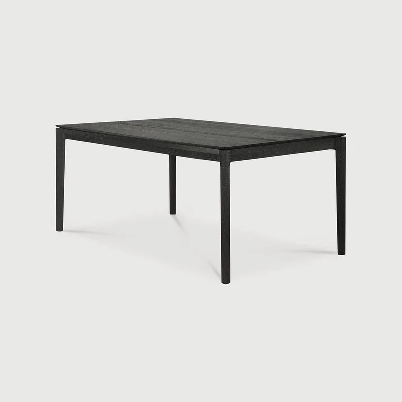 Table à manger extensible Ethnicraft - Bok chêne noir