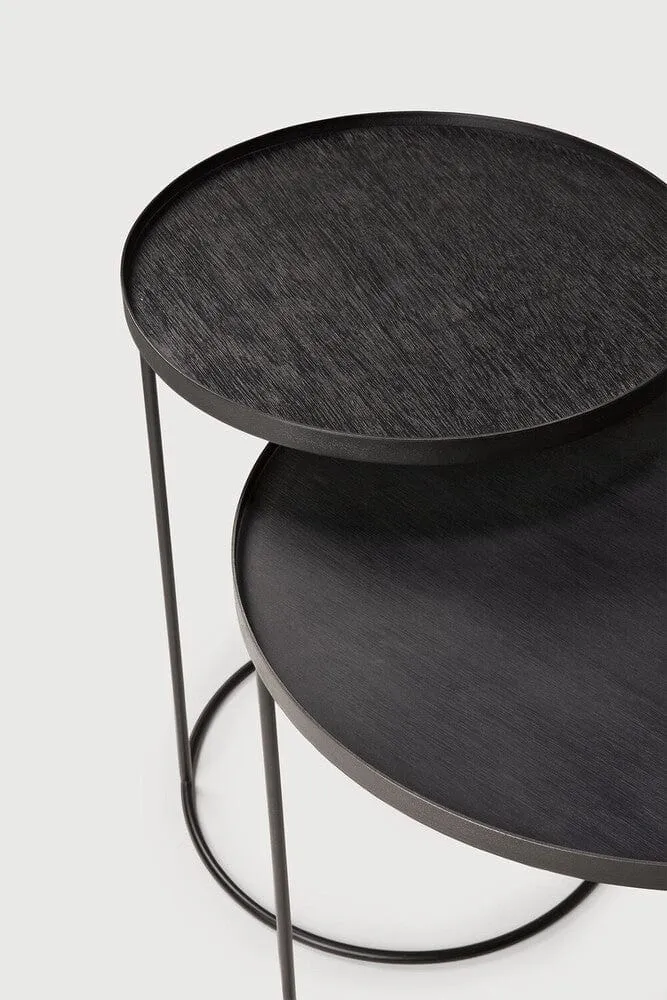 Ethnicraft Table d'Appoint Tray – Rond