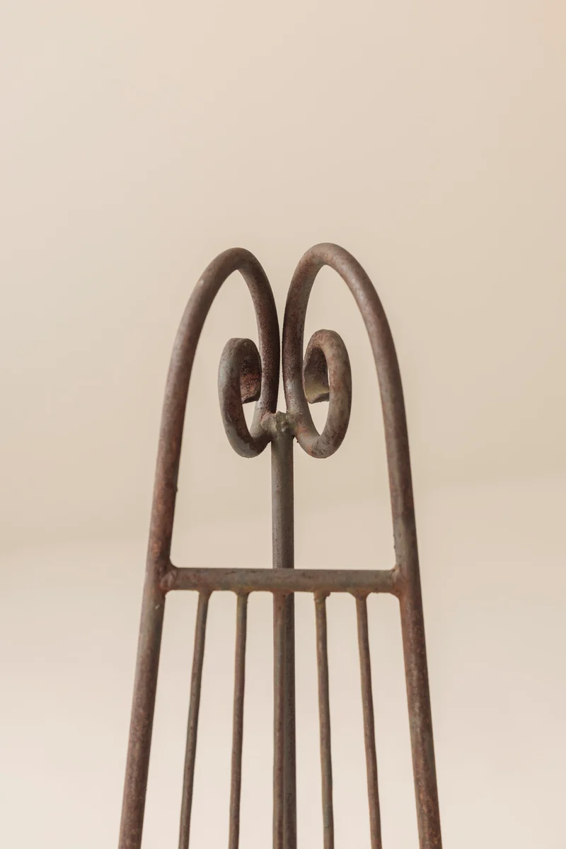Wrought Iron Side Chair attributed André Dubreuil, France circa 1986