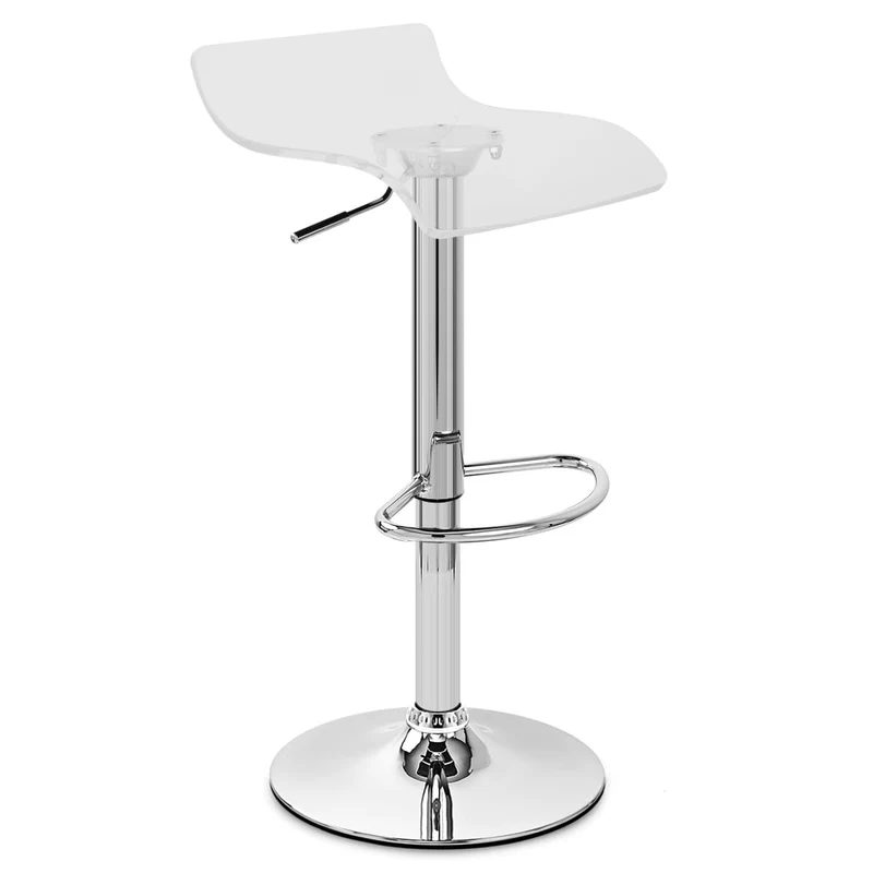 Tabouret Plastique - Shimmer Transparent