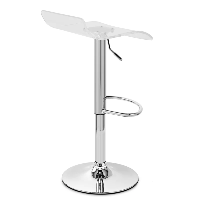 Tabouret Plastique - Shimmer Transparent