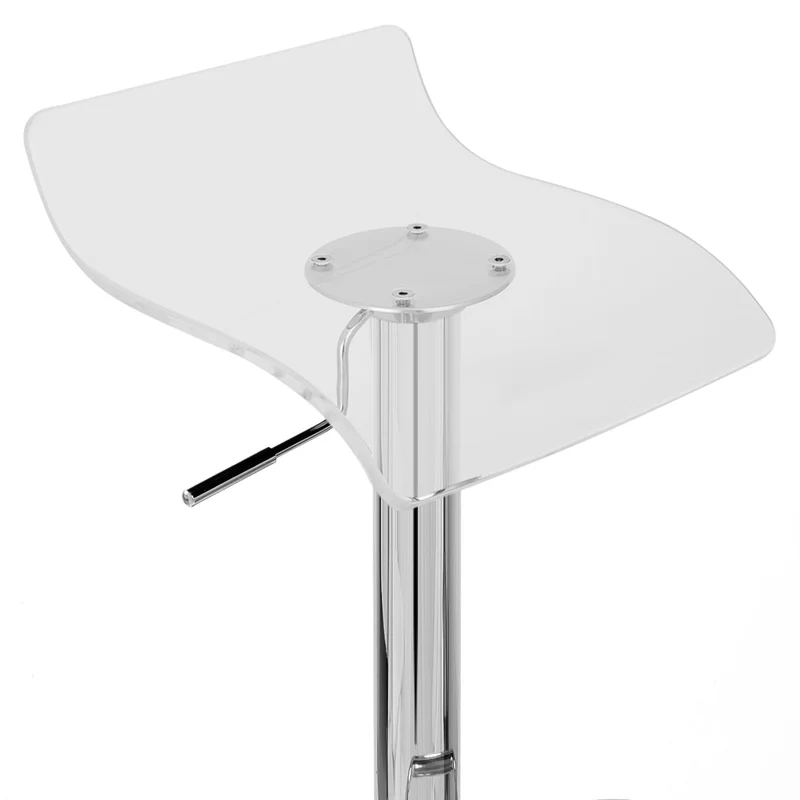 Tabouret Plastique - Shimmer Transparent