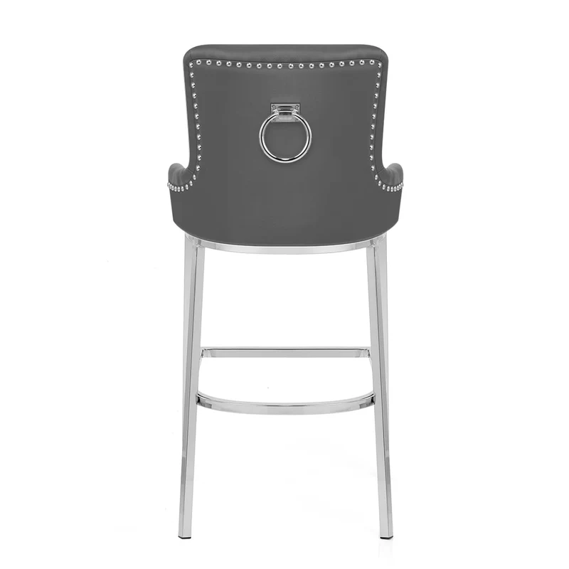 Chaise de Bar Faux Cuir - Bliss Gris
