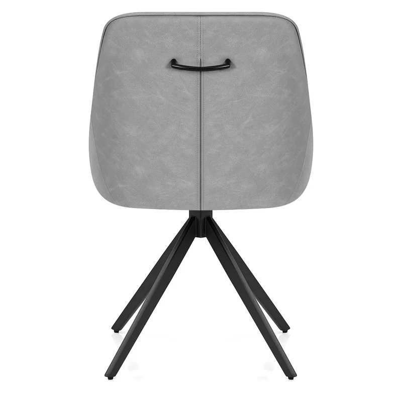 Chaise Faux Cuir - Amelia Gris
