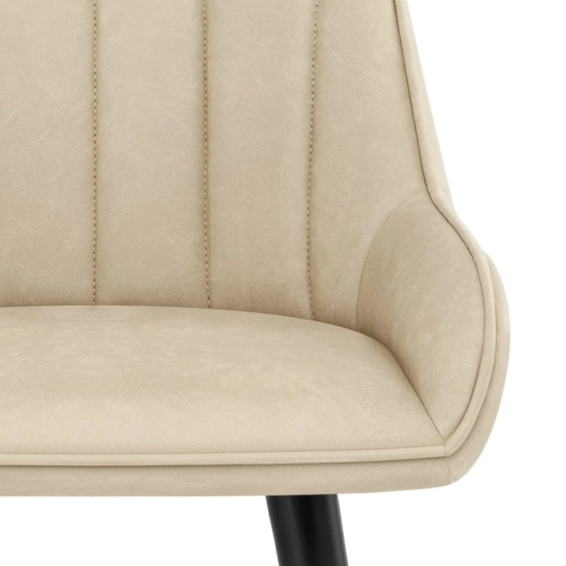 Tabouret de Bar Faux Cuir - Rosa Crème
