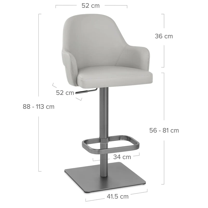 Tabouret Graphite - Antonia Gris