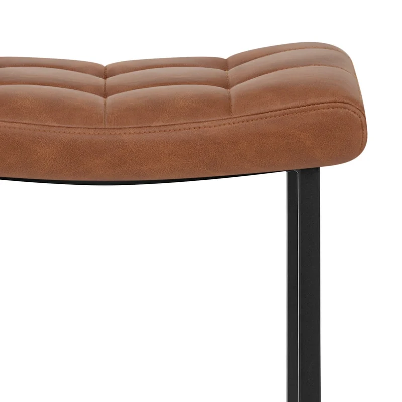 Tabouret Faux Cuir - Jago Marron