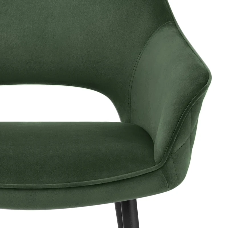 Chaise de bar Velours - Viola Vert