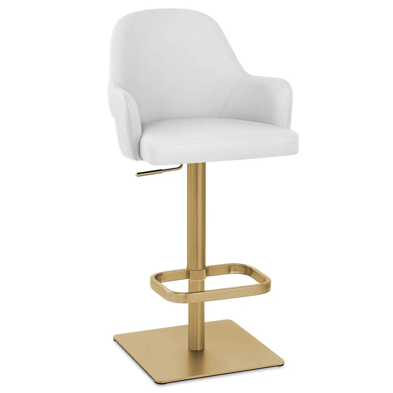Tabouret de bar doré - Toni Blanc