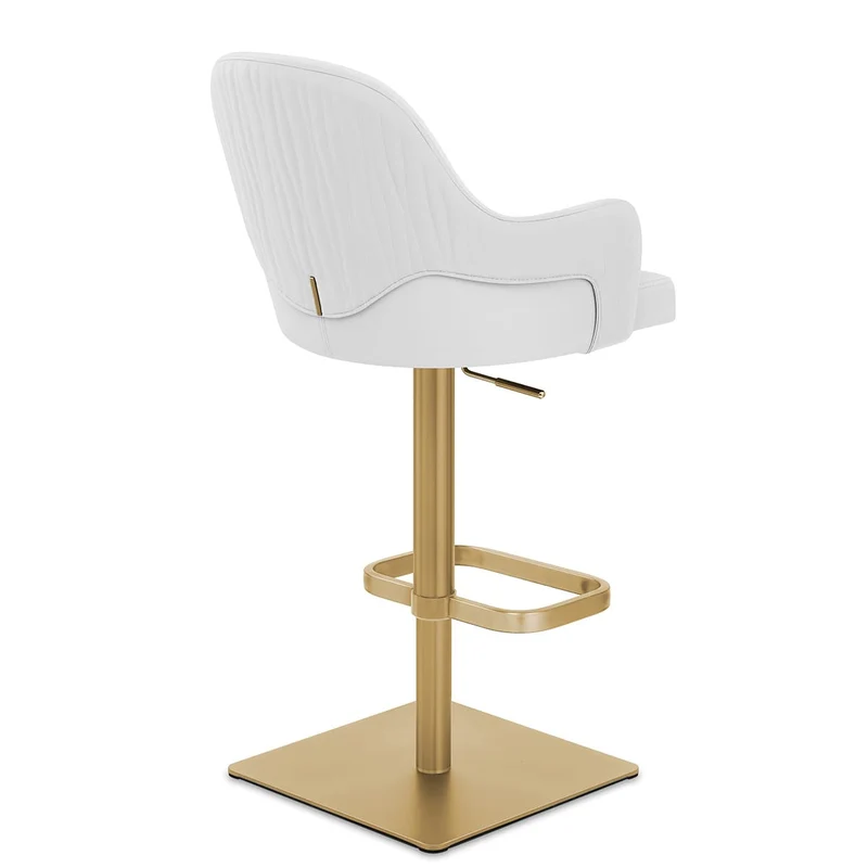 Tabouret de bar doré - Toni Blanc