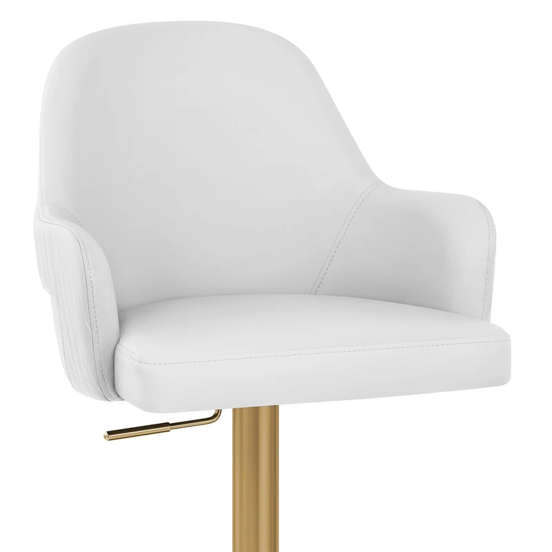 Tabouret de bar doré - Toni Blanc