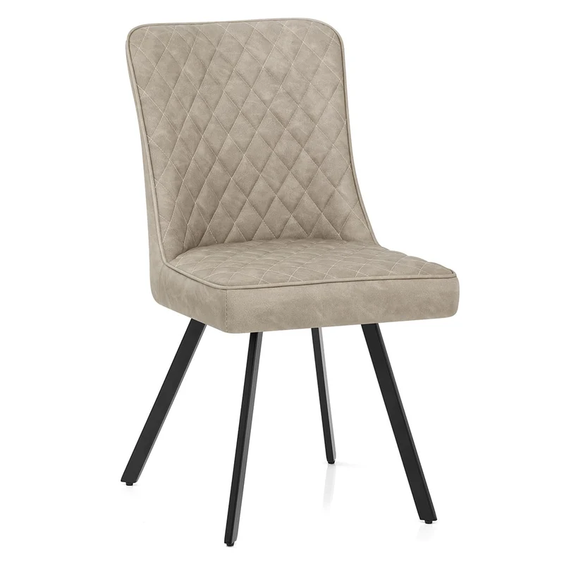 Chaise Faux Cuir - Pascal Taupe
