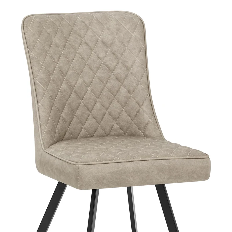 Chaise Faux Cuir - Pascal Taupe