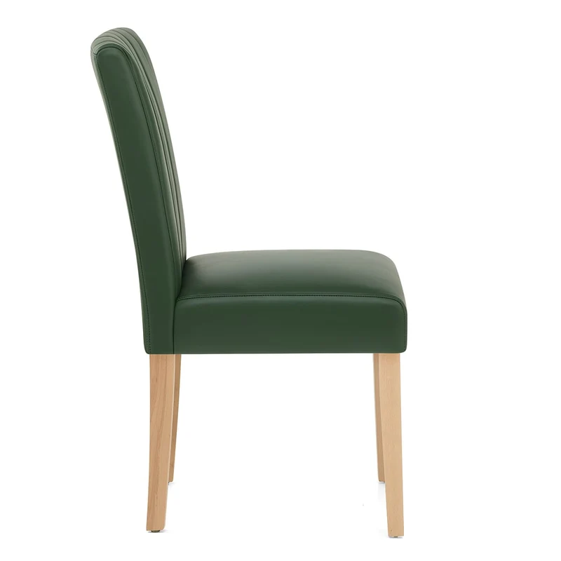 Chaise Cuir Véritable - Newbury Vert