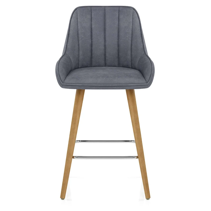 Tabouret de Bar Bois - Rosa Bleu